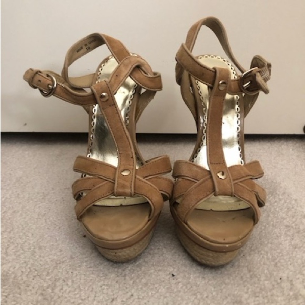 Bebe Tan Heels